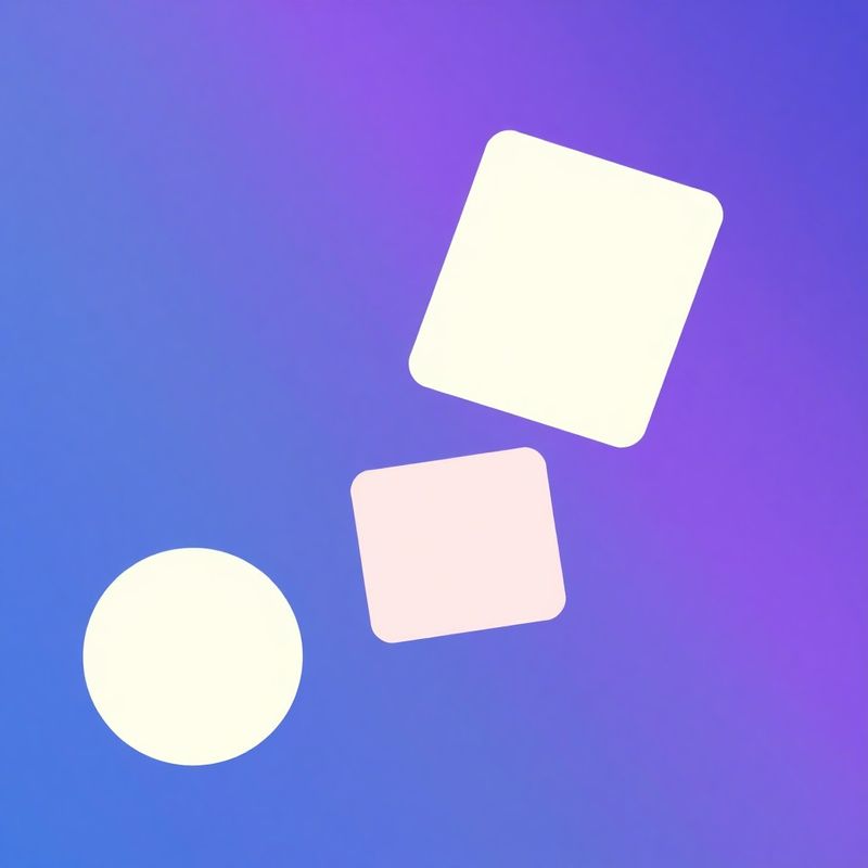 Dégradé indigo abstrait avec cartes tarifaires flottantes